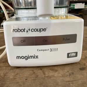 Robot Coupe Magimix Compact RM-3200V ロボクープ マジミックス フードプロセッサー 動作品 説明書付きの画像3
