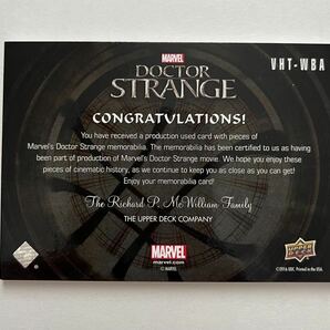 2016 Upper Deck Marvel Doctor Strange エンシェントワン、ウォン、モルド 衣装カードの画像2