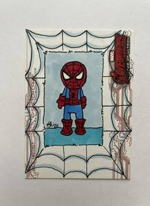 2015 Upper Deck Avengers Age of Ultron artist sketch card Spider-Man 