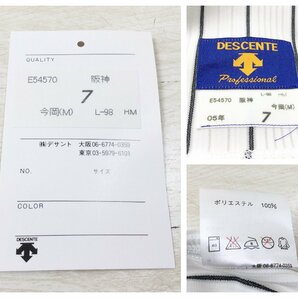 1204 阪神タイガース 70周年ロゴ ユニフォーム 今岡真訪 Mサイズ DESCENTE セ・リーグ 野球の画像9