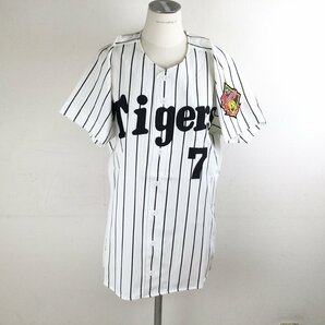 1204 阪神タイガース 70周年ロゴ ユニフォーム 今岡真訪 Mサイズ DESCENTE セ・リーグ 野球の画像1