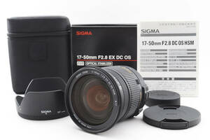 【超美品 元箱付】シグマ Sigma 17-50mm f2.8 EX DC OS HSM Zoom Lens ズームレンズ for Nikon Mount #73