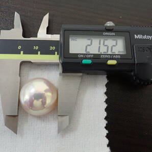 田崎真珠 マベパール 直径20mm以上 重量6ｇ以上 ケース入り 3点おまとめ ルース 裸石 激安１円スタートの画像3