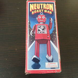 レトロ NEUTORON ROBOT MAN ニュートロン ロボットマン ブリキ おもちゃ 玩具 歩行 ぜんまい式 簡易動作確認済み 激安１円スタートの画像2