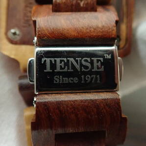 TENSE テンス 腕時計 Wooden Collection クオーツ ブラウン 腕時計 現在稼働 激安１円スタートの画像8