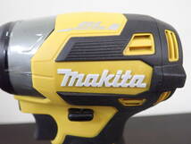 makita マキタ 充電式インパクトドライバ TD173DGXFY イエロー 18V 6.0Ah バッテリー BL1860B 2個 動作確認済み 激安１円スタート_画像4