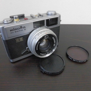 minolta ミノルタ カメラ HI-MATIC E レンズ ROKKOR-QF 1:1.7 f=40mm ジャンク 激安1円スタートの画像1