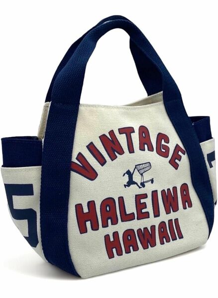 HALEIWA HAPPY MARKET バルーンバッグ ミニトート　アイボリ