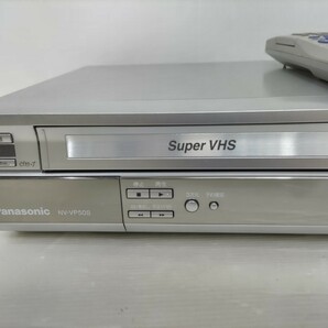 ★Panasonic DVDプレーヤー 一体型S-VHSビデオデッキ NV-VP50S 動作確認済みの画像3