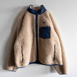 【雰囲気抜群】PATAGONIA【クラシック レトロ カーディガン】XL パタゴニア 00s レトロX フリース ジャケット ナチュラル u2403115