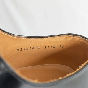 【美品】REGAL【ストレートチップ レザーシューズ】27cm リーガル ブラック ビジネスシューズ 革靴 日本製 2404290の画像7