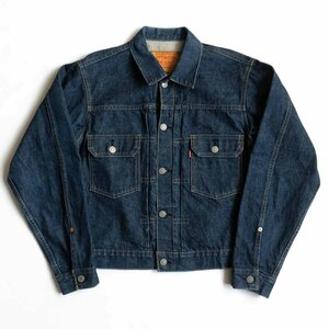 【雰囲気抜群/濃紺】 LEVI'S 【 507XX BIG E デニムジャケット 】38 日本製 セカンド 2nd インディゴ 2404307