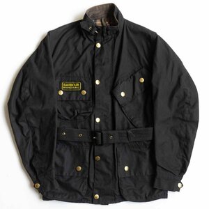 【美品】 BARBOUR 【 International Jacket】MWX0004 BK 51 インターナショナル オイルド モーターサイクル ジャケット 2404277