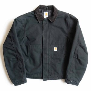 【雰囲気抜群】Carhartt【アークティック トラディショナル ジャケット】44 ブラック ダック カーハート 古着 u2404080