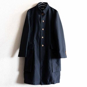 【美品】COMME des GARCONS 【2019SS / ステンカラーコート】S 製品染めブラック コムデギャルソン 2404404