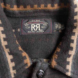 【名作】RRL 【ネイティブジャガード オーバー シャツ】XS ジャケット ラルフローレン 2404458の画像3