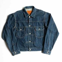 【雰囲気抜群】 LEVI'S 【 507XX ビッグE デニムジャケット 】40 日本製 セカンド 2nd インディゴ 2404561_画像1