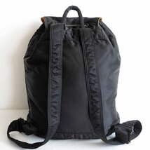 【美品/定番】PORTER 【タンカー リュック】ポーター ブラック バックパック デイパック ナイロン TANKER BAG u2404160_画像2