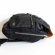 【美品/定番】PORTER 【タンカー リュック】ポーター ブラック バックパック デイパック ナイロン TANKER BAG u2404160_画像3