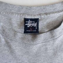 【90s/USA製】STUSSY【ロゴ Tシャツ】L ステューシー OLD オールド 紺タグ ビッグシルエット オーバーサイズ 古着 u2404164_画像5