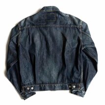 【美品/加工モデル】 LEVI'S VINTAGE CLOTHING【507XX BIG E デニムジャケット】40 日本製 セカンド LVC インディゴ 2404605_画像2