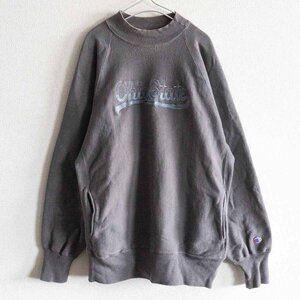 【希少/USA製】CHAMPION【90s REVERSE WEAVE モックネック スウェット】XL グレー リバースウィーブ チャンピオン u2404195