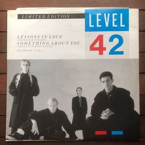 【r&b】Level 42 / Lessons In Love［12inch］オリジナル盤《O-235》