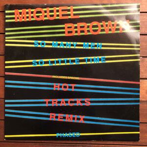 【r&b】Miquel Brown / So Many Men, So Little Time［12inch］オリジナル盤《O-235》