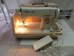 T3-48　BROTHER(ブラザー)　ミシン 【HL2-B257】 Fairline(フェアライン) / SEWING MOTOR【YDK YM-40】 昭和レトロ　アンティーク