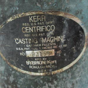 ■T3-86 KERR CENTRIFICO CASTING MACHINE(キャスティングマシーン) 遠心鋳造器 SYBRON Kerr 歯科技工の画像7