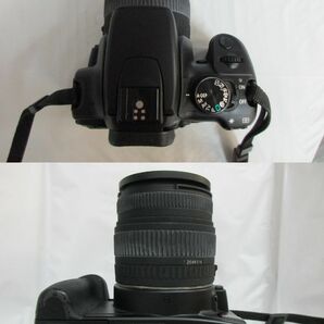 T4-8 Canon(キヤノン) デジタルカメラ【DS126151】EOS Kiss Digital X SIGMA ZOOM 18-50㎜ 1:3.5-5.6 DC 58 望遠レンズ/他 付属品ありの画像5