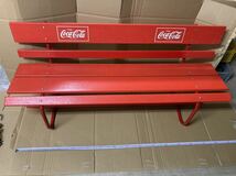 ◆コカコーラ 販売促進用 木製ベンチ 非売品 美品 座面150cm×37.5cm◆_画像1