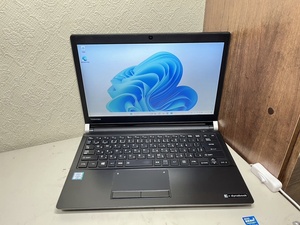 13.3型 ノートパソコン 東芝 dynabook R73/F i5-6200U,i5-6300U 8GBメモリ SSD256GB win11 中古動作品 YX0223