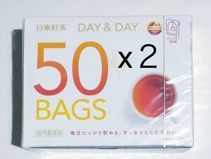 【匿名配送】日東紅茶 紅茶 ティーバッグ 100袋