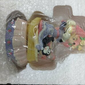 未使用 保管品 2個セット Disney Minnie Musical Figurine Tea Party オブジェ オルゴール フィギュア ディズニー ミニーの画像2