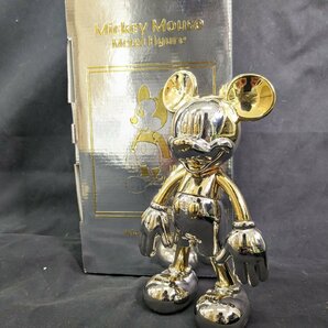 未使用 保管品 ミッキーマウス メタルフィギュア Mickey Mouse Metal Figure レア 限定品 シリアル番号0092 オブジェ ディズニーランドの画像1