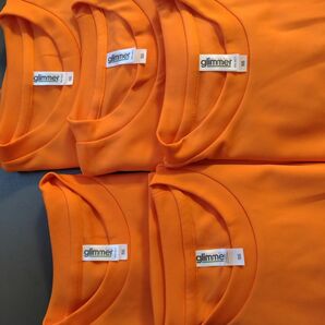 グリマー GLIMMER ドライ 半袖 Tシャツ オレンジ SS 5枚 スポーツウェア