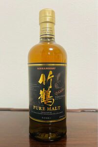 期間限定　ニッカ ウイスキー 竹鶴 ピュアモルト 旧ラベル　終売品 NIKKA PURE MALT WHISKY