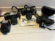 フィルムカメラ Nikon ニコン　F-801 FM10 YASHICA ヤシカ　Electro35 計3台セット　ストロボ付き_画像1