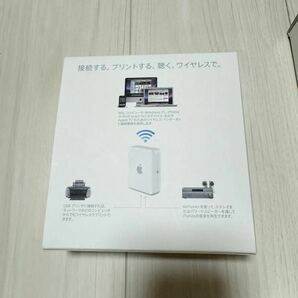 希少 通電OK Apple A1264 MB321J/A AirMac Express 802.11n + Stereo Connection Kit with Monster Cable wifi 無線 Lan ルーター 付属品の画像6