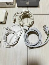 希少 通電OK Apple A1264 MB321J/A AirMac Express 802.11n + Stereo Connection Kit with Monster Cable wifi 無線 Lan ルーター 付属品_画像3