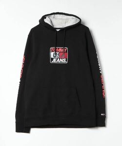 メンズ 「TOMMY JEANS」 プルオーバーパーカー X-LARGE ブラック