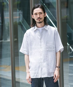 メンズ 「URBAN RESEARCH」 7分袖シャツ MEDIUM グレー系その他