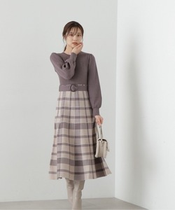 レディース 「PROPORTION BODY DRESSING」 ニットワンピース SMALL ダークグレー