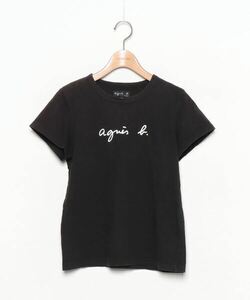 レディース 「agnes b.」 半袖Tシャツ 3 ブラック