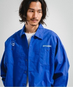 メンズ 「OFFSHORE」 長袖シャツ L ブルー