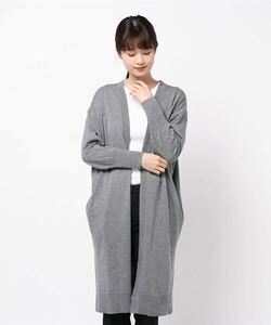 レディース 「ZUCCa」 ニットカーディガン M size グレー