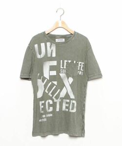 メンズ 「Desigual」 半袖Tシャツ SMALL グリーン