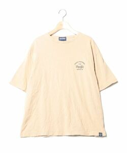 メンズ 「MAGIC NUMBER」 ワンポイント半袖Tシャツ「BAYFLOWコラボ」 M ベージュ