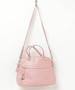 レディース 「FURLA」 ワンポイント2WAYバッグ - ピンク